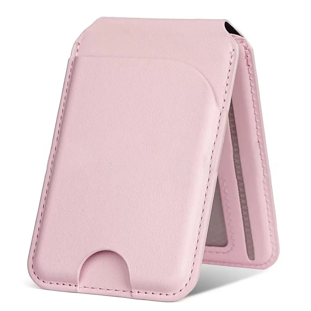 2-in-1 Magnetic MagSafe Leather Wallet & Stand | Adjustable Card Holder for iPhone 16/15/14/13/12