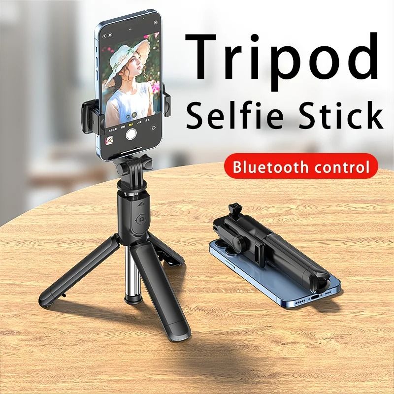 3-in-1 Bluetooth Wireless Selfie Stick & Mini Tripod | Extendable Monopod with Remote Shutter