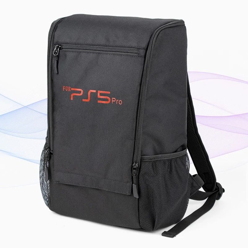 PS5 Pro & Slim Travel Carrying Backpack | Large Capacity Waterproof Console Case for Disc & Digital Editions
