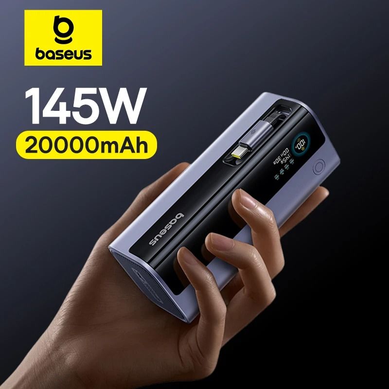 Baseus 145W Power Bank | 20000mAh Portable Charger with Retr | Inspire ...