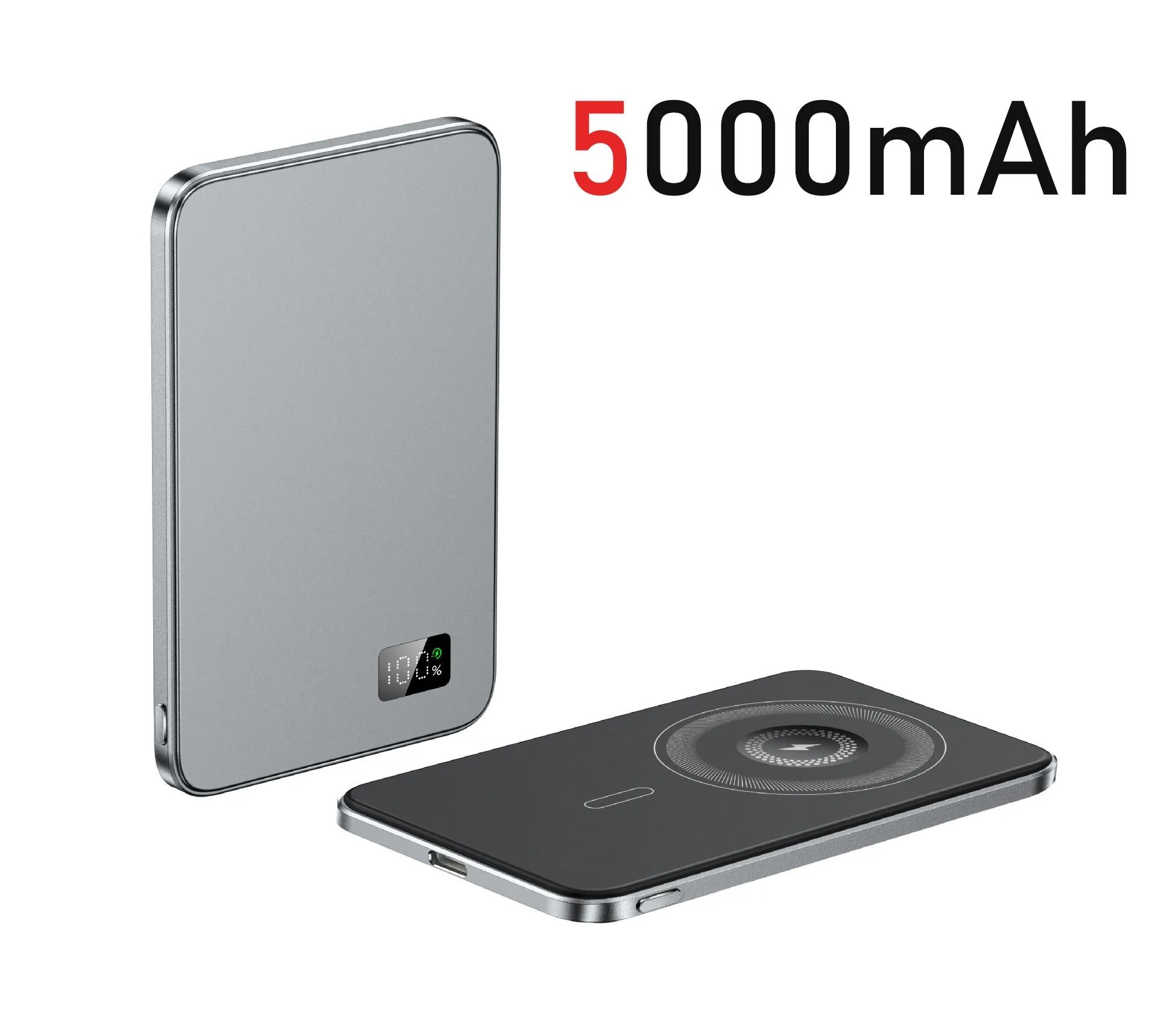 Ultra-Thin Magnetic Wireless Power Bank | 10000mAh PD20W Fast Charger for iPhone 16 & MagSafe Devices