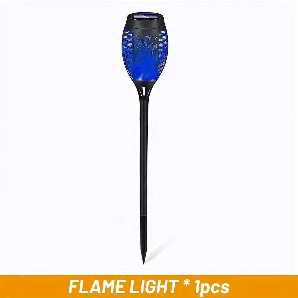 12 LED Solar Flame Torch Light | Halloween Exclusive Flickering Waterproof Garden Lamp