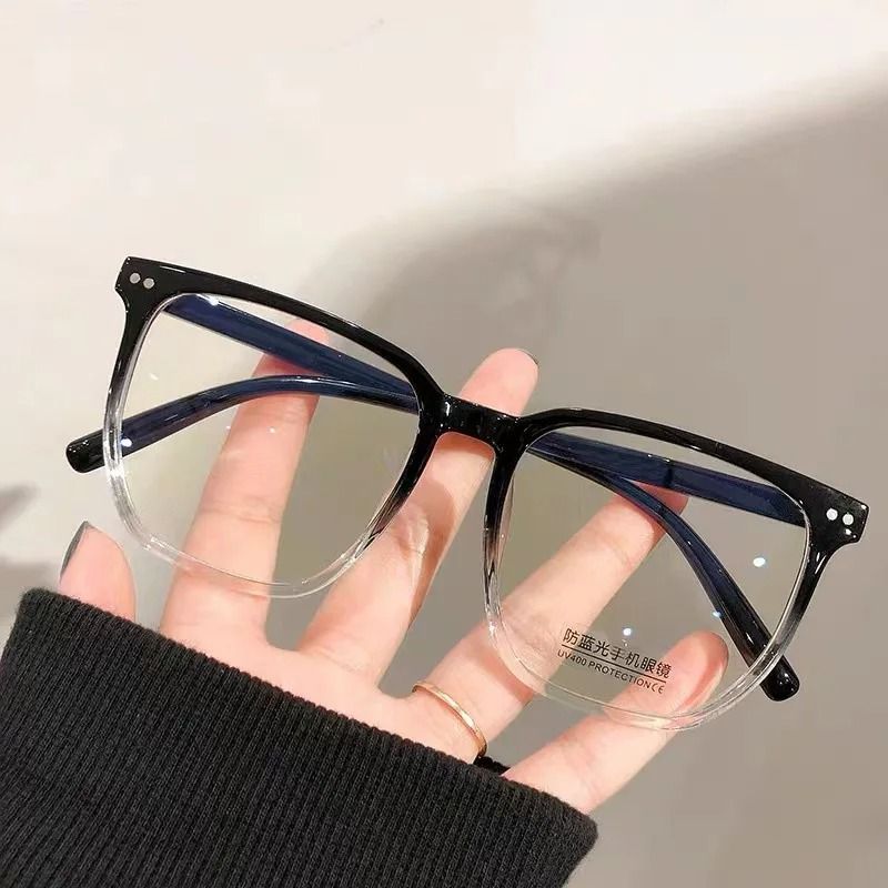 Square Finished Myopia Glasses | Anti-Blue Light Computer Eyewear | Professional Student Shortsighte