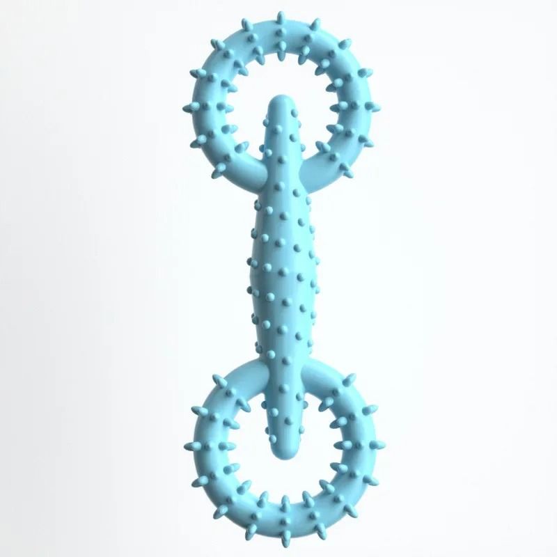 Dog Pull Ring Puppy Chewing Toy Indestructible Interactive Pet Chew Toy for Boredom Relief