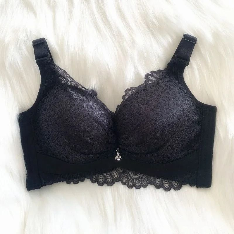 Extra-Thick Specialized Gathering Bra - Wireless Push-Up Aesthetic Lingerie