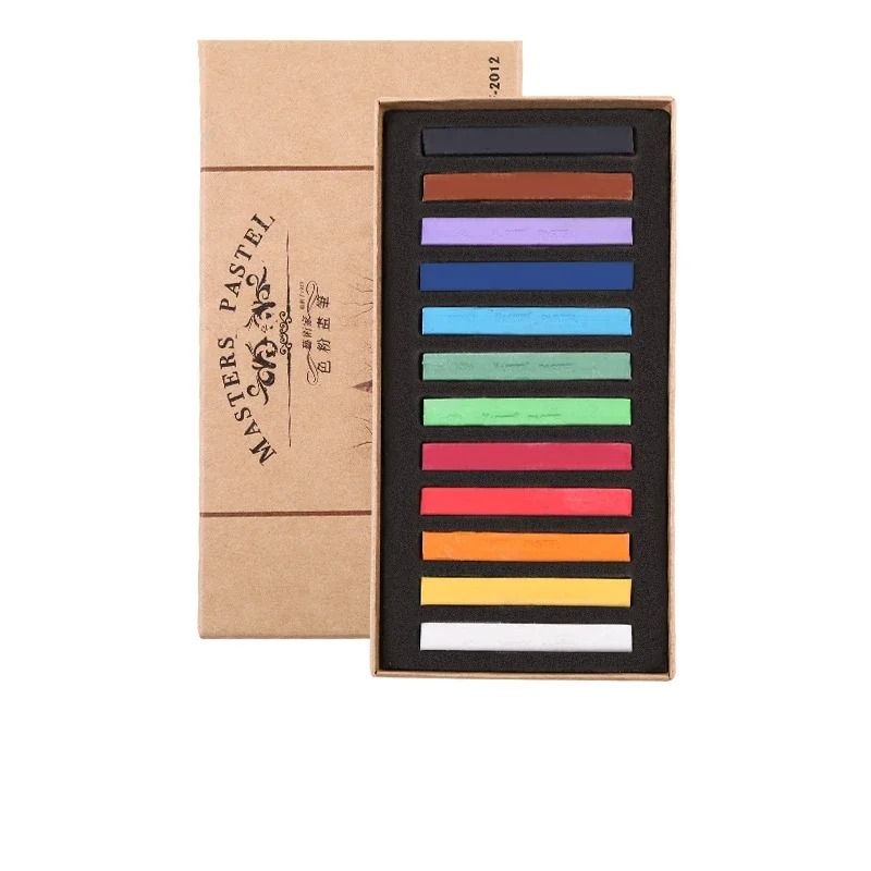 Master Series Soft Pastel Set - Professional Colored Chalk Crayon Art Supplies