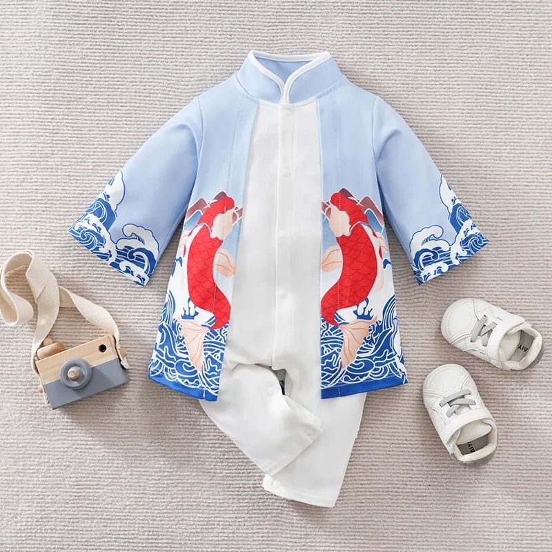 Newborn Anime Cape Style Bodysuit | Premium Cotton Long Sleeve Romper & Infant Quality Rational Design