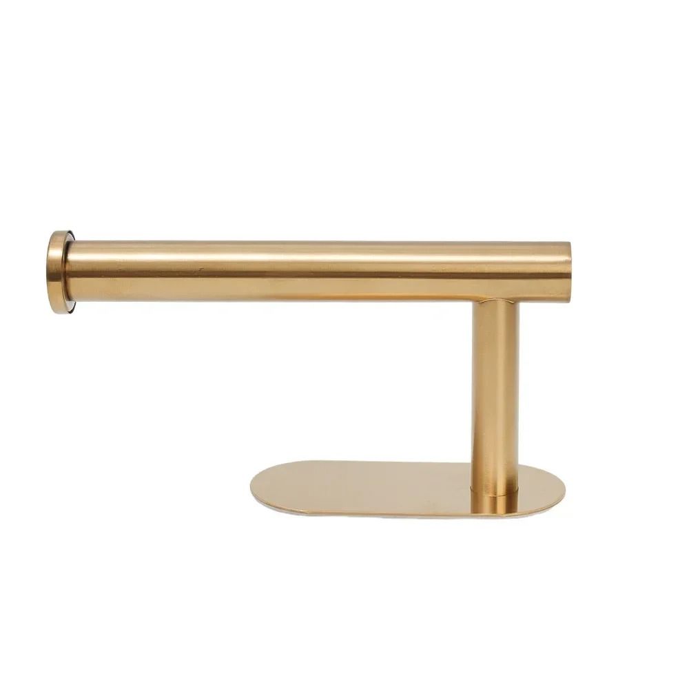 Self-Adhesive Stainless Steel Toilet Paper Holder | Premium No-Drill Wall Mount Tissue Dispenser