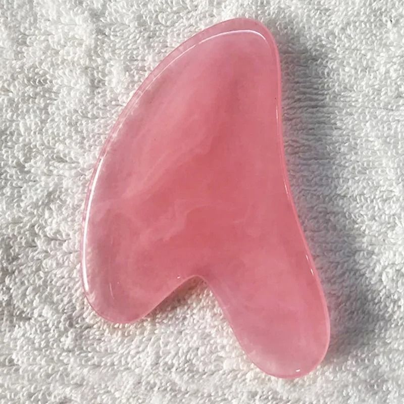Resin Heart-Shaped Scrapping Piece Massage Spa Gua Sha Tool for Body & Neck