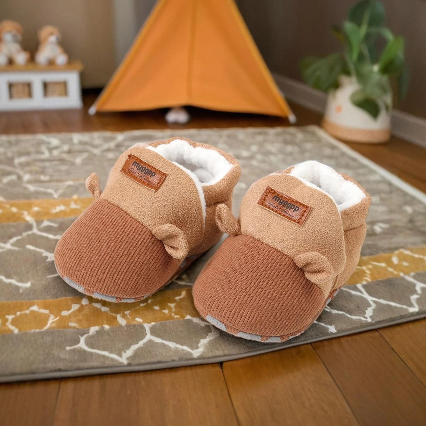 Warm Infant Toddler Crib Snow Boots Soft Anti-Slip Newborn Slipper Shoes