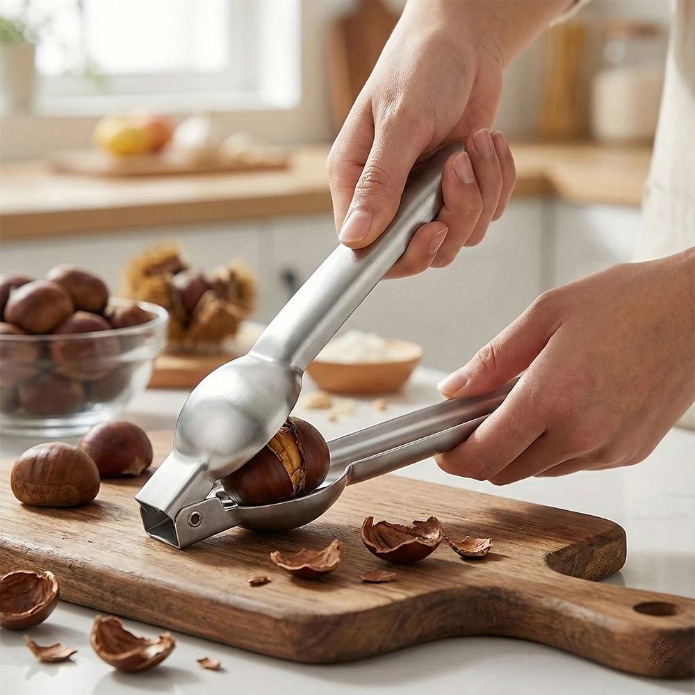 2-in-1 Precision Nut Processing System – Premium Chestnut Opener & Walnut Pliers
