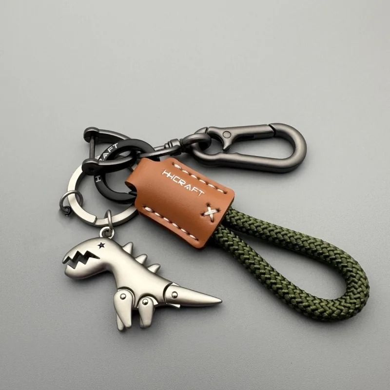 Woken Rope Keychain Leather Woven Rope Keychain and High-Fidelity Asset Retentio | Inspire ...