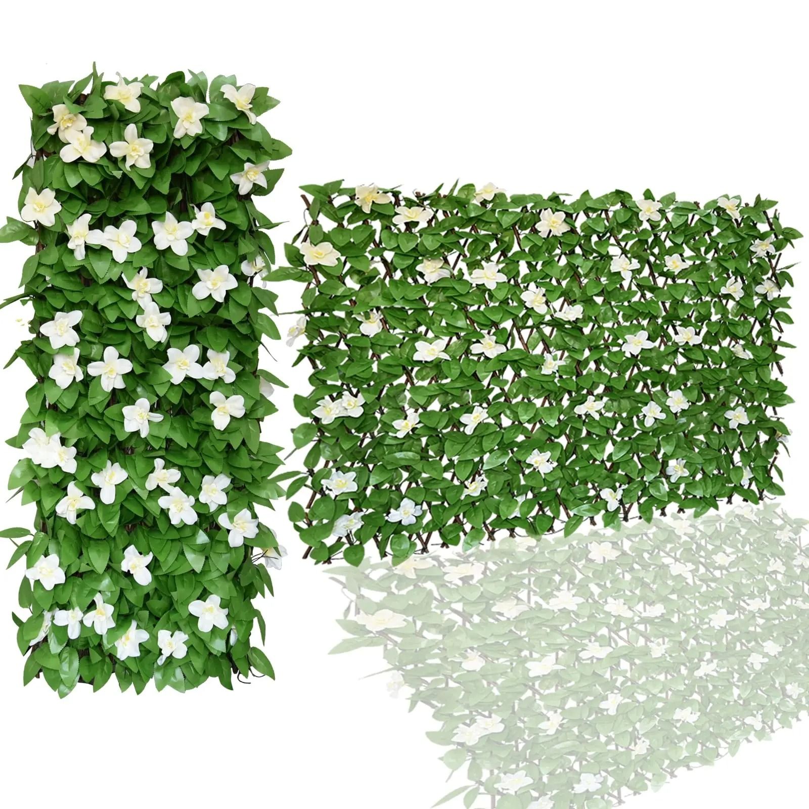 Expandable Ivy Privacy Fence | Faux Greenery Screen for Balcony, Garden & Outdoor Stylish Decor