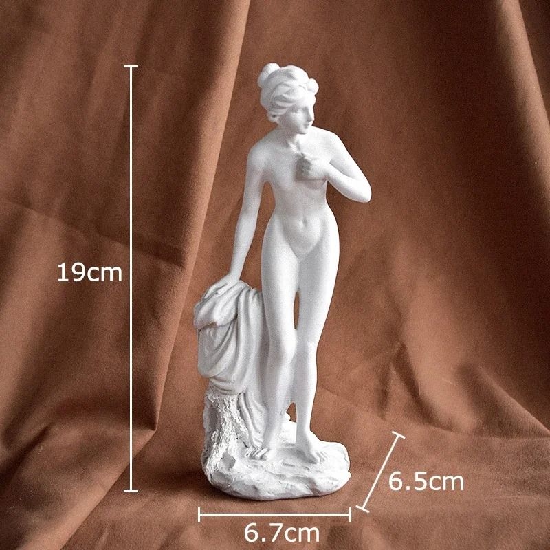 Mythological Venus Goddess Statue | Creative Resin Character Sculpture | Modern Aesthetic Room & Desk Decor