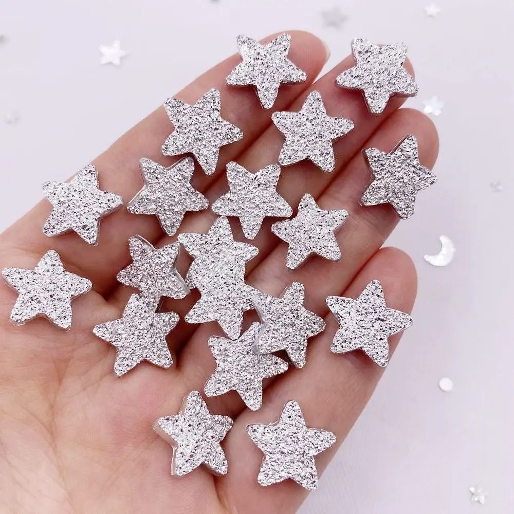Resin Ore Star Figurines | 50pc 14mm Flatback Rhinestones | Professional Crystal Craft & Home Decor Appliques