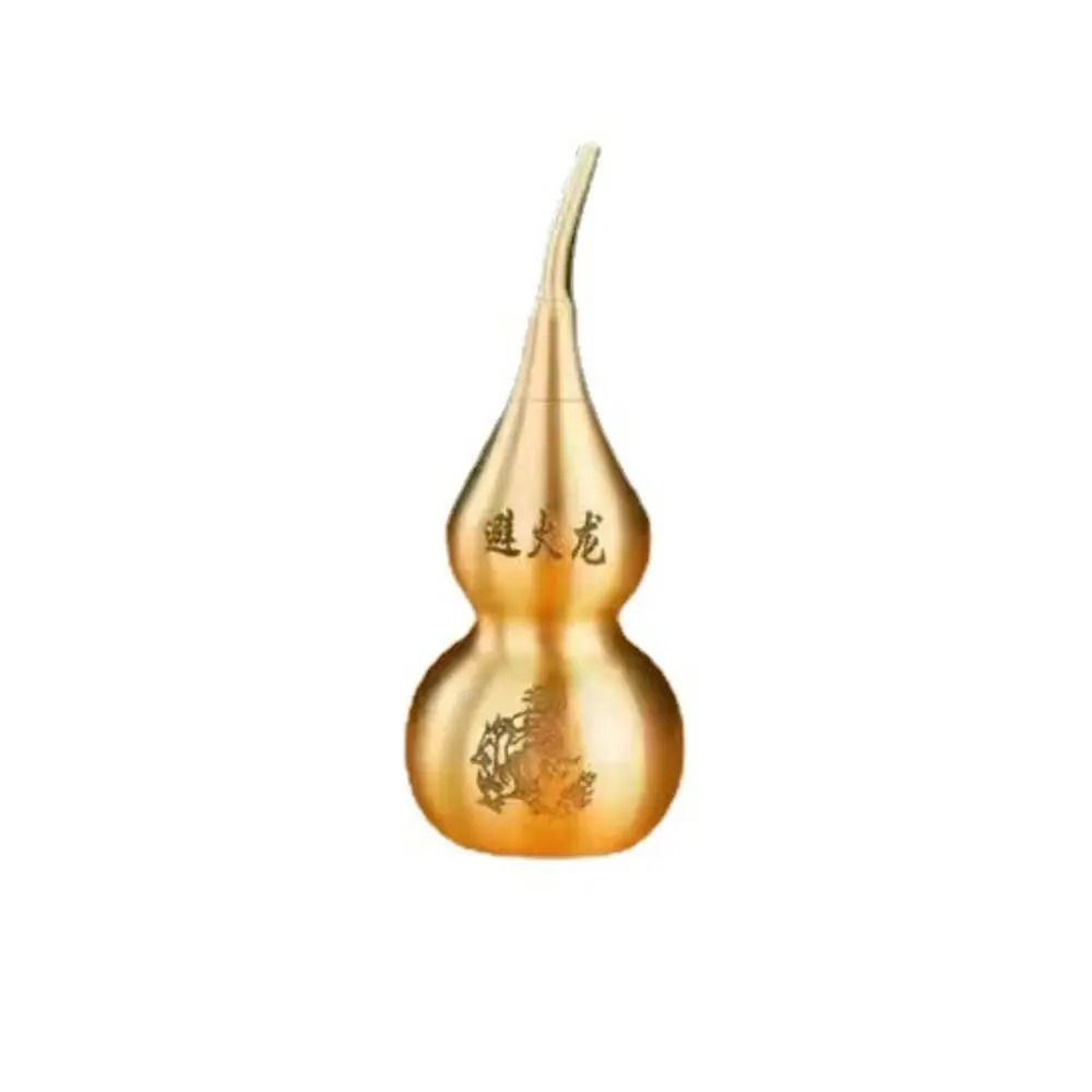 Feng Shui Brass Wu Lou Gourd | Fortune Protection Statue | Executive Desktop Prosperity & Sanctuary Decor