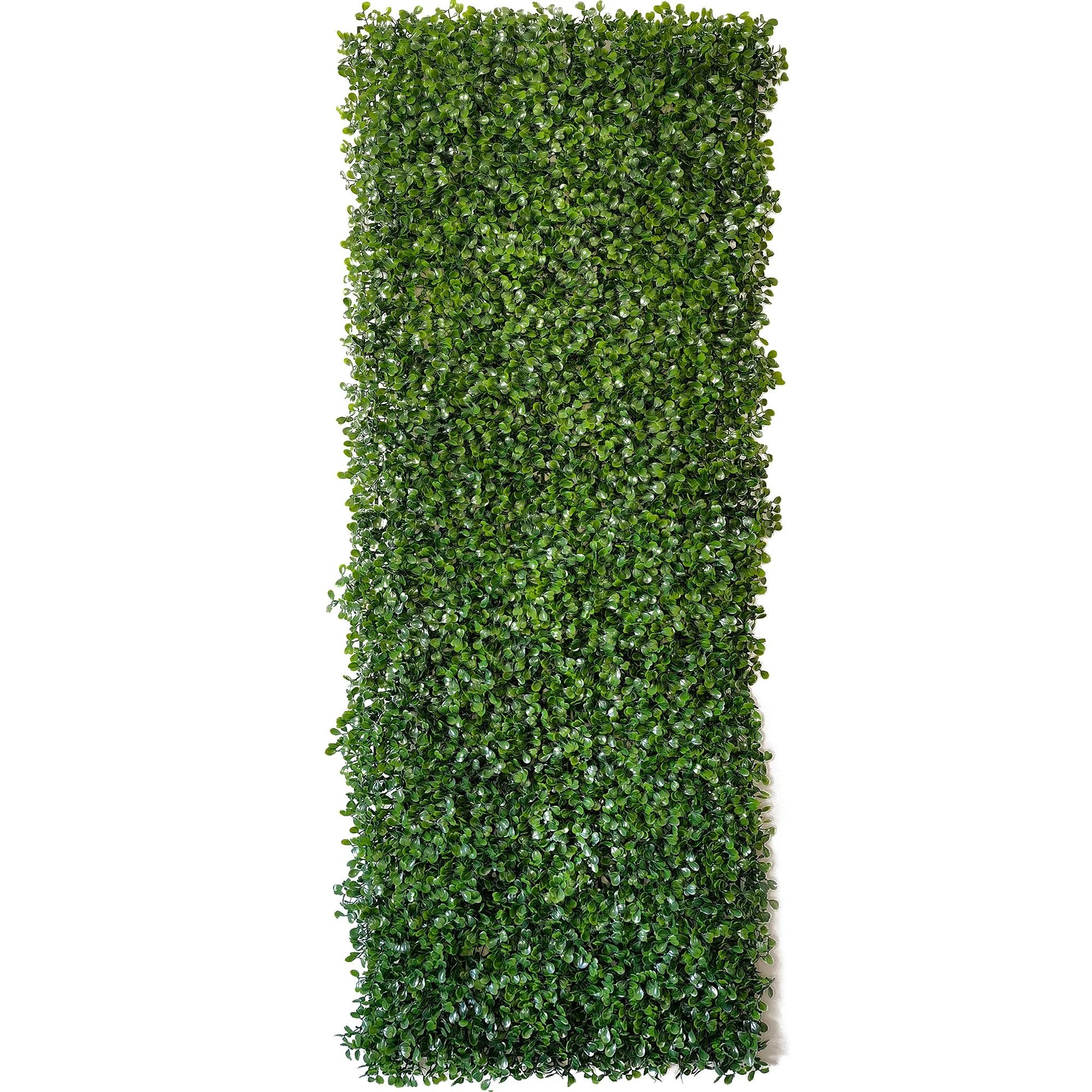 Botanical Meadow Wall Panel | 15.7" x 47.2" Artificial Grass Lawn | Executive Studio & Wedding Sanctuary Decor