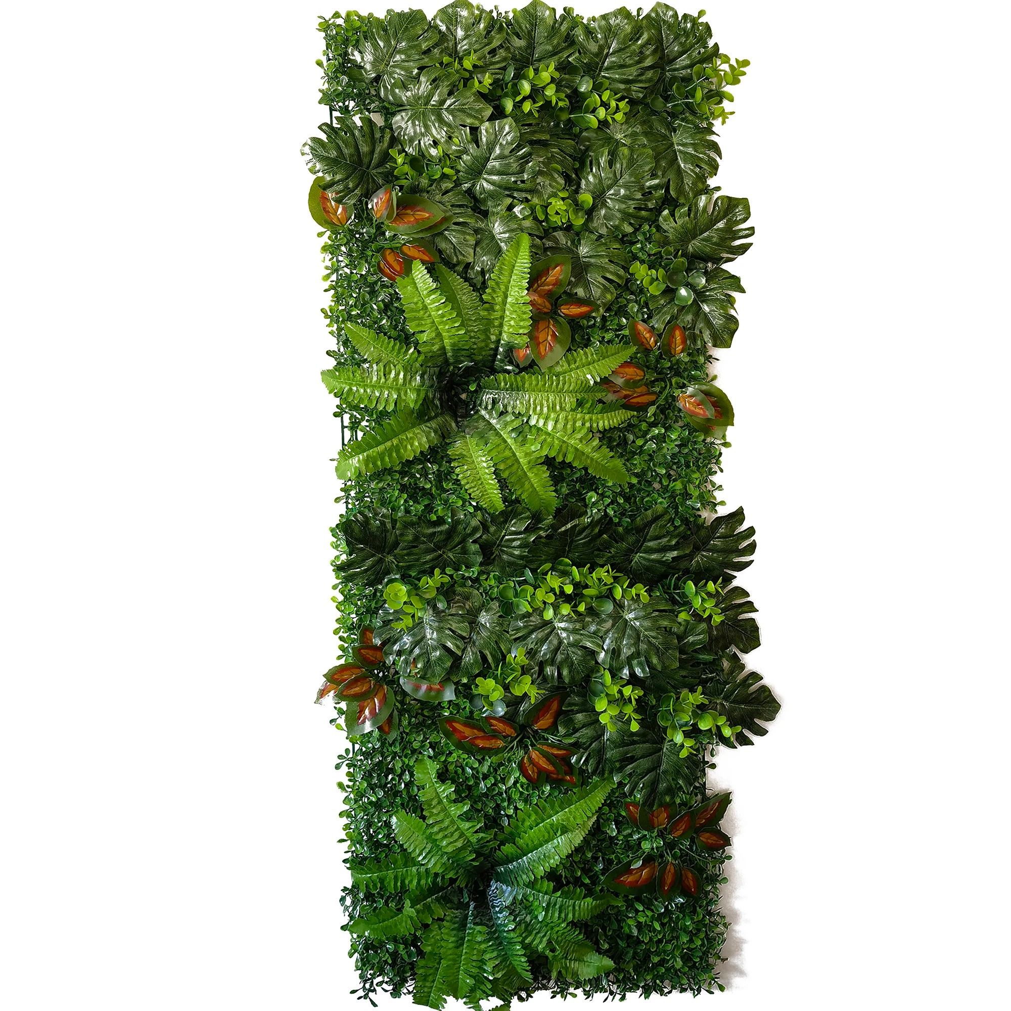 Verdant Monolith Panel | Large Artificial Moss & Grass Turf | Executive Event & Modern Vertical Sanctuary Decor