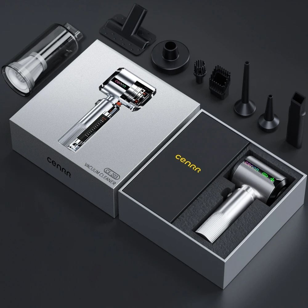 Wireless Mini Car Vacuum | Powerful High-Suction Handheld Cleaner | Portable Executive Interior Detailing System