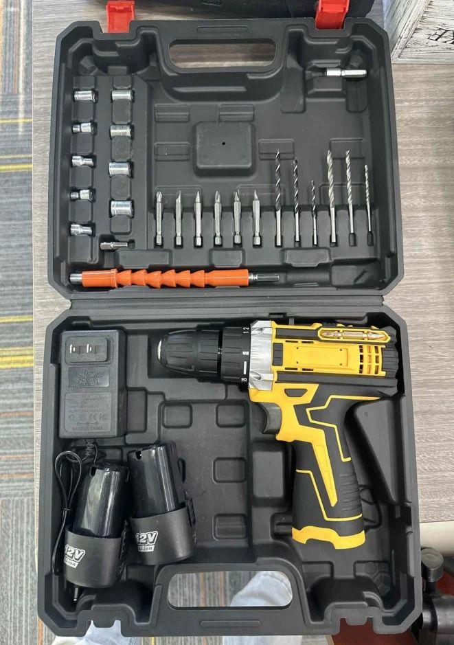 20V Electric Power Drill Suite | Complete Home Repair & Maintenance Kit | Executive Structural DIY Tool Collection