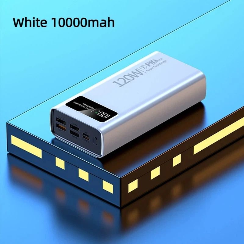 50000mAh Ultra-Capacity Power Bank | 120W Super Fast Charging | Executive Digital Display Energy Sanctuary