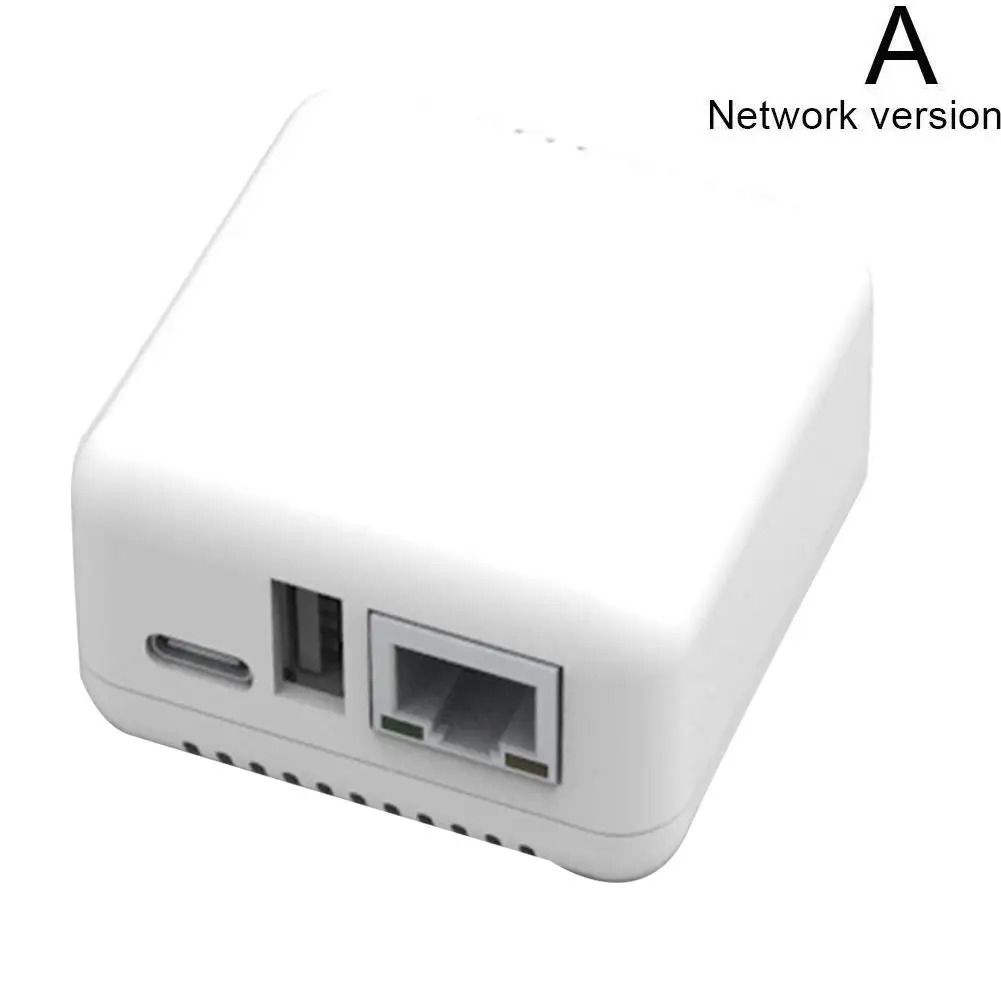 NP330 Mini Wireless USB 2.0 Network Print Server | WiFi & Bluetooth 4.0 Multi-Device Connectivity