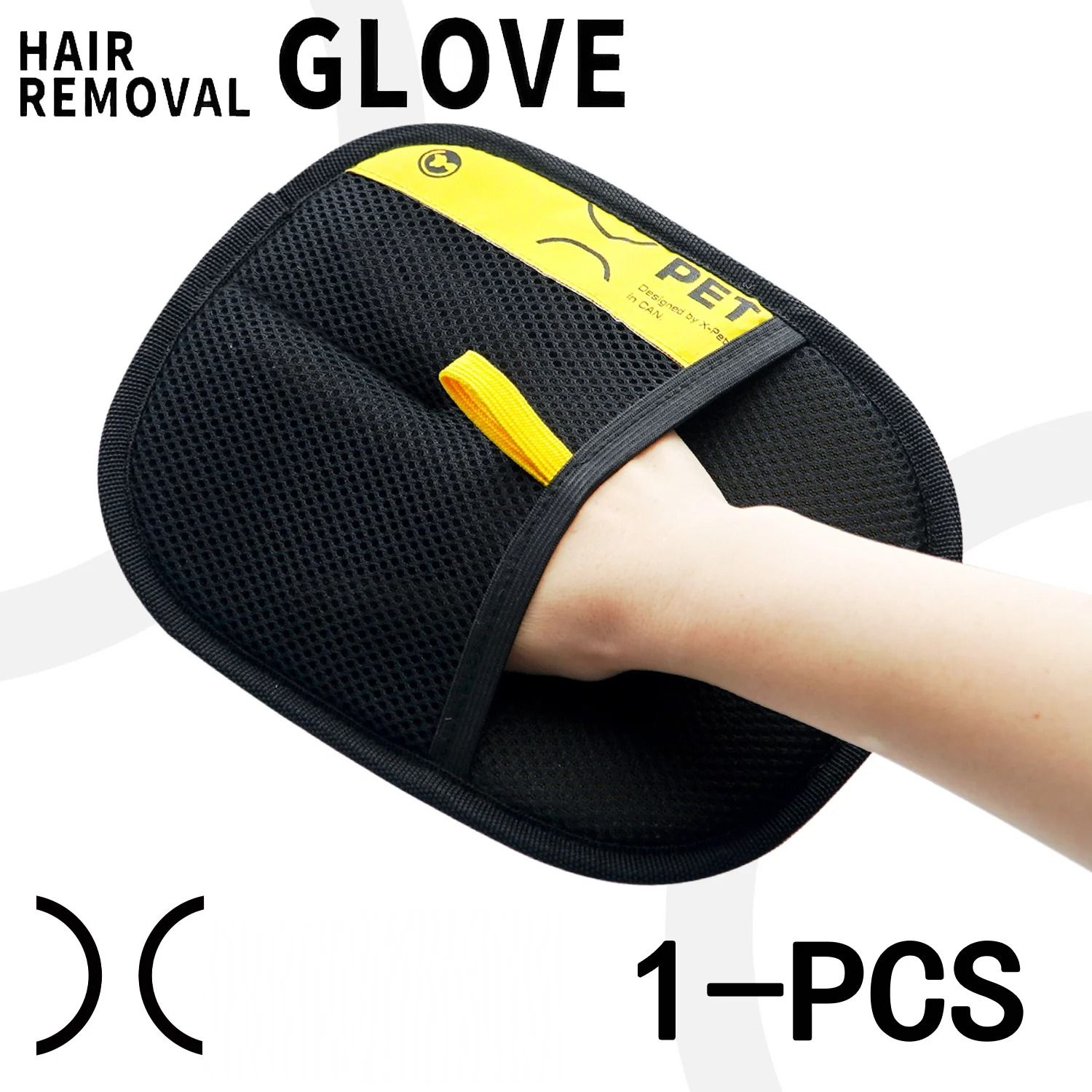 2-in-1 Electrostatic Pet Grooming & Hair Remover Glove