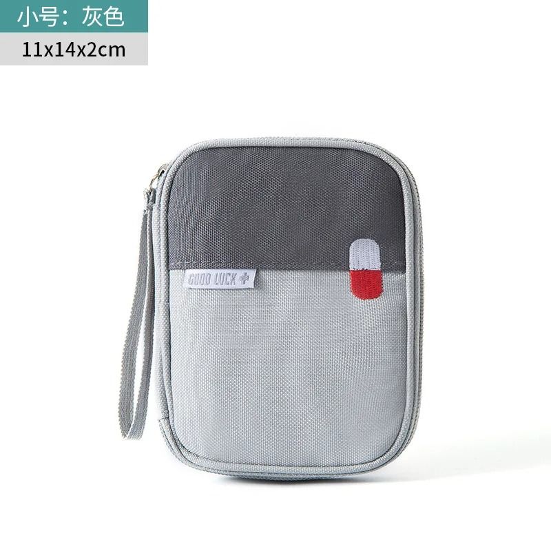 Portable Emergency First Aid Kit Bag & Travel Medicine Storage Pouch