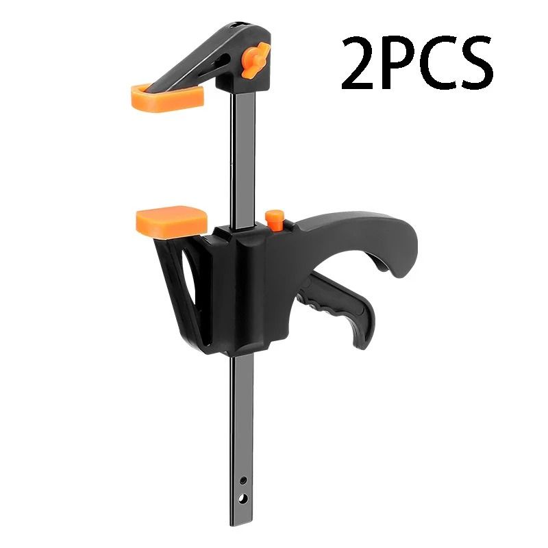 4-Inch Heavy-Duty Woodworking Quick Ratchet Mini F-Clamp