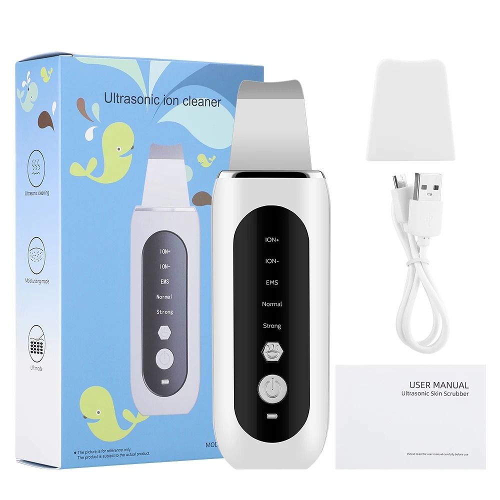 Ultrasonic Skin Scrubber & Deep Pore Cleansing Spatula