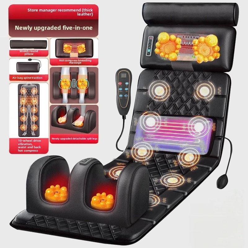 Luxury Electric Full Body Massage Mattress – Heated Airbag & Kneading Support