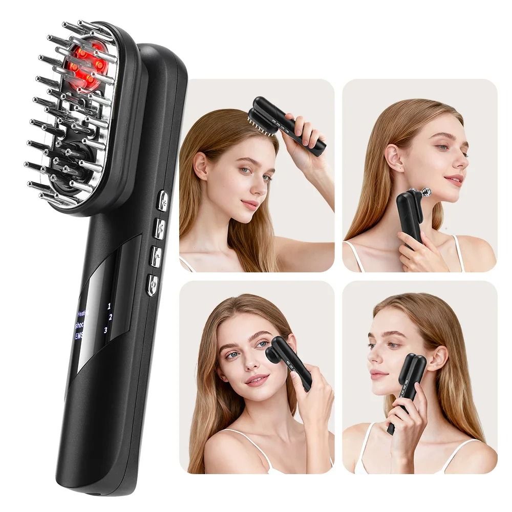 4-in-1 Electric Scalp & Full-Body Massage Comb
