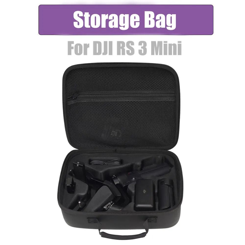 Portable Shoulder Bag and Hard Carrying Case for DJI Ronin RS 3 Mini Stabilizer