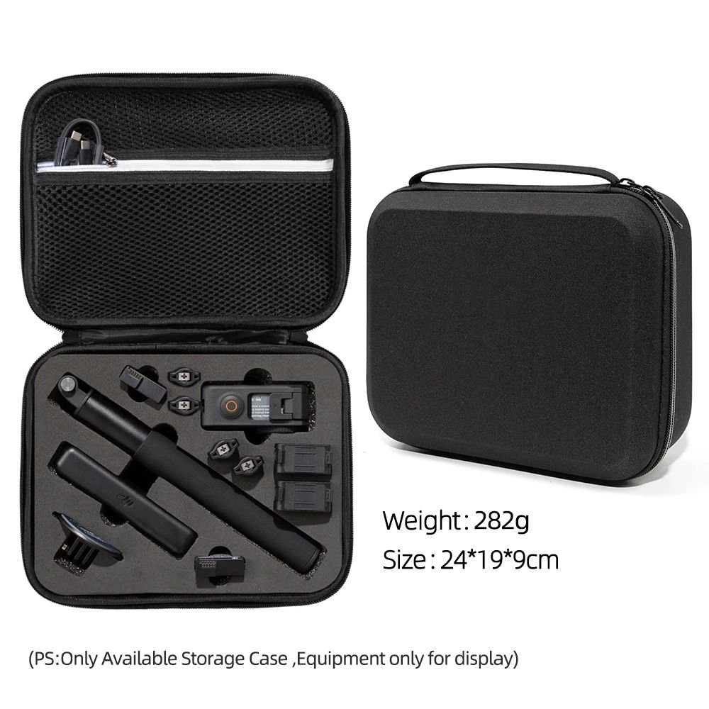 Portable Storage Bag and Carrying Case for DJI Osmo Action 5 Pro / Action 4 / Action 3