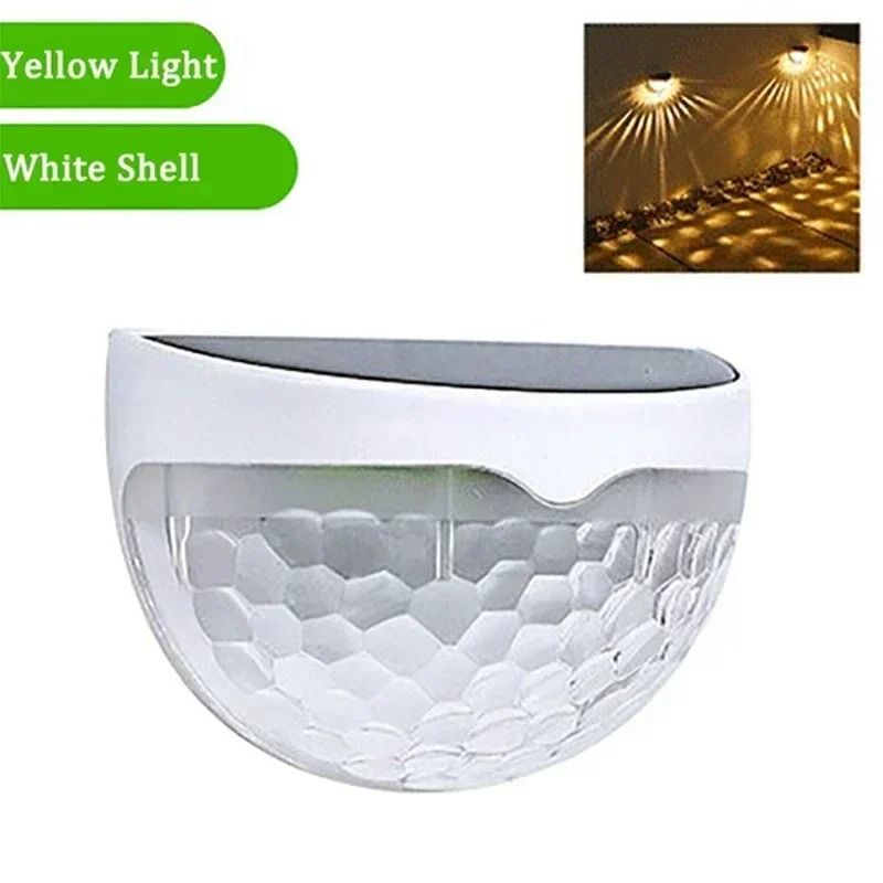 Solar Deck Lights Outdoor Peel and Stick Railing and Step Lights