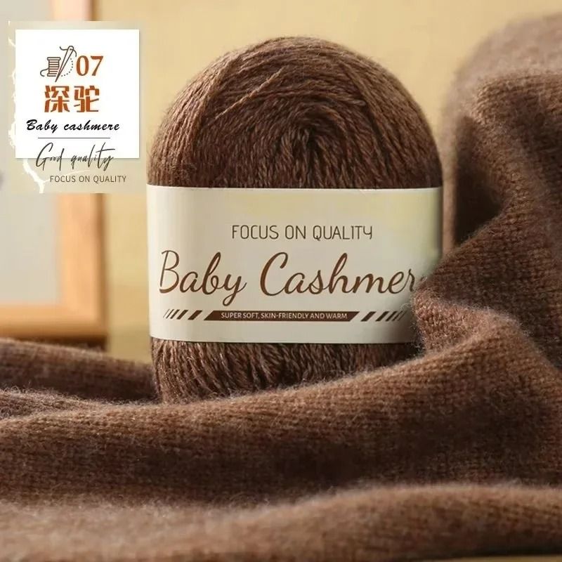 50g Soft Mohair Cashmere Thin Wool Yarn Roll for DIY Hand Crochet and Fine Knitting