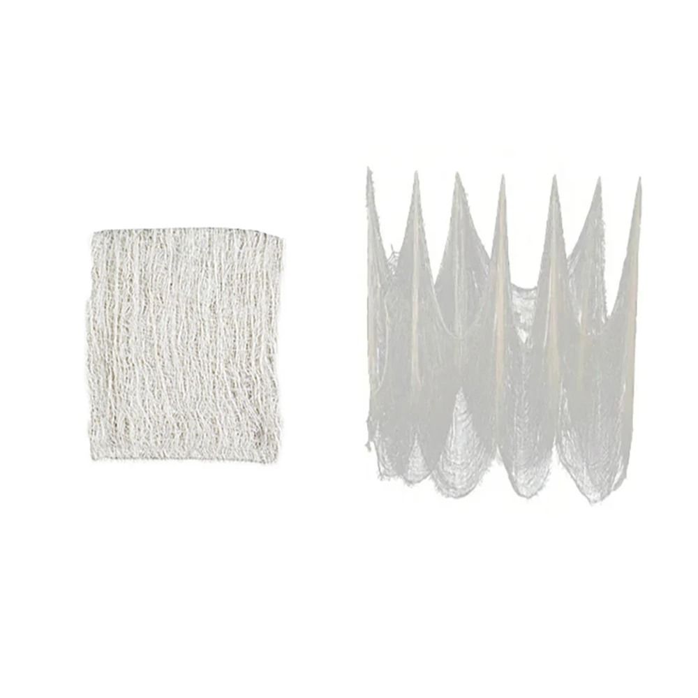 Halloween Bloody Gauze Decoration Horror Cloth Bandage Door Curtain Haunted House Party Prop