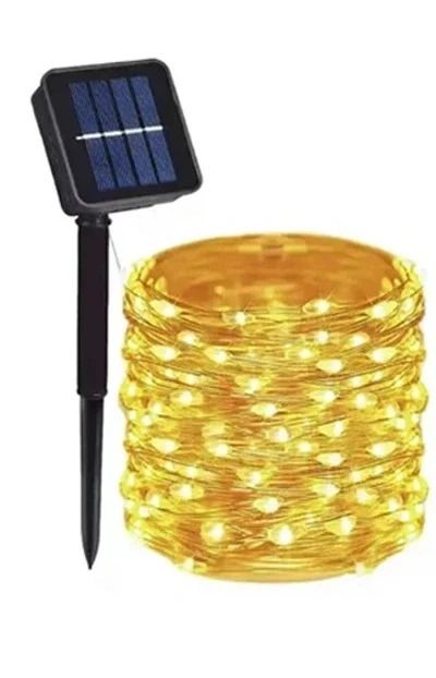 Solar Fairy String Lights Outdoor Waterproof Warm White LED Garden Tree Decor