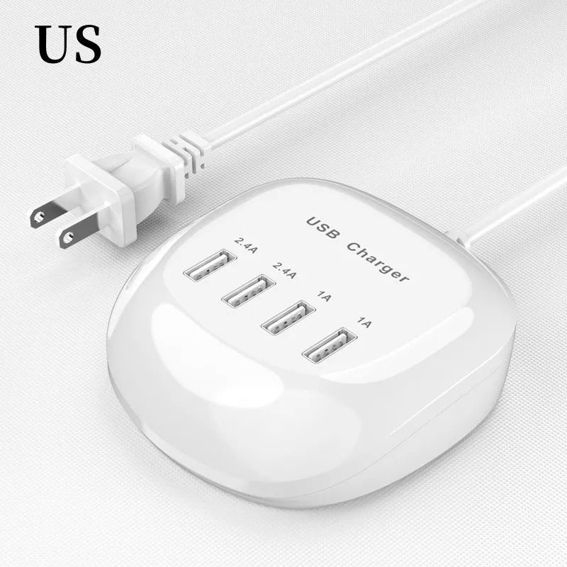 50W 10A Multi Port USB C Charger Hub Station Extension Socket Desktop Dock