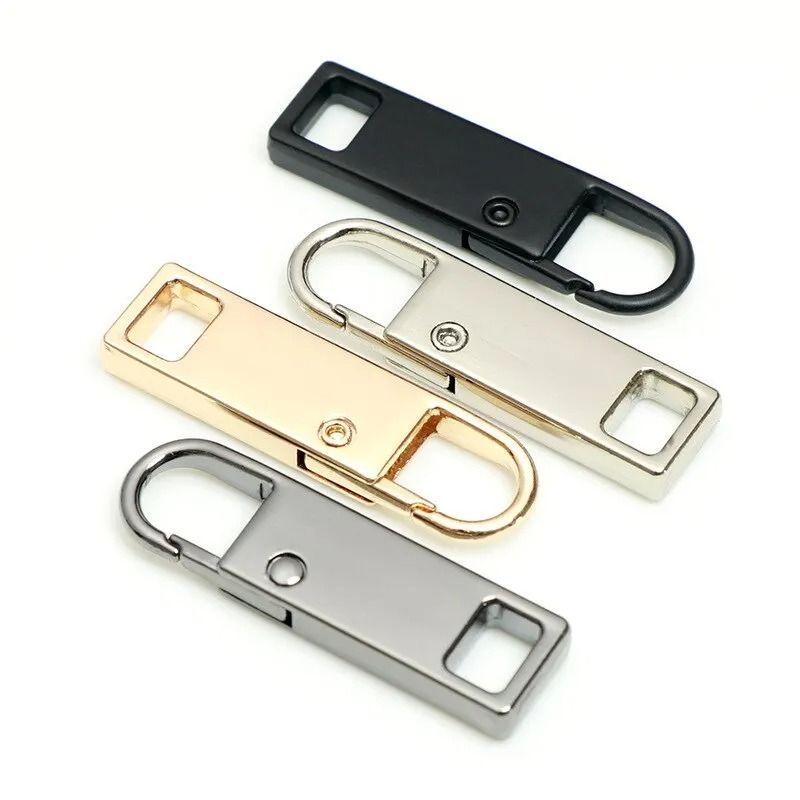 4pcs 8pcs Detachable Zipper Pull Replacement Slider Head Repair Kit