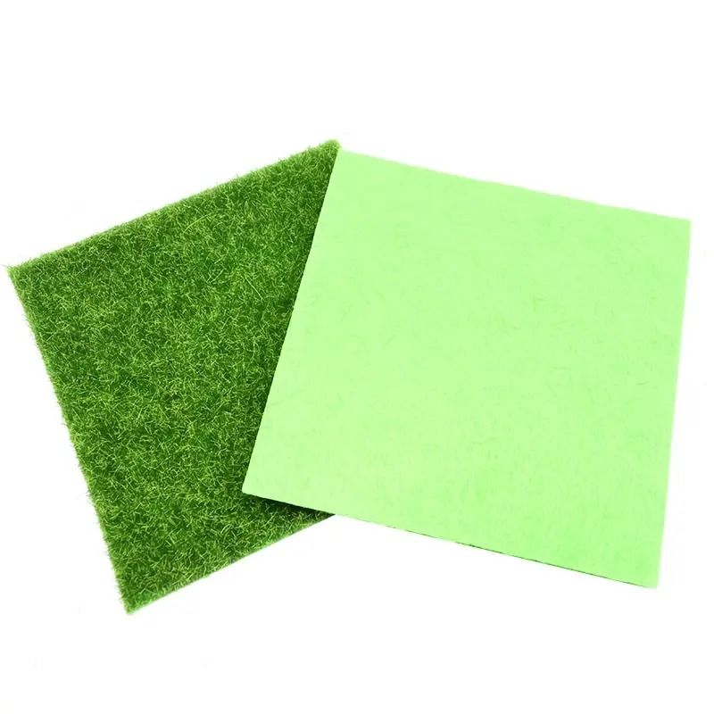 30x30cm Artificial Grass Patch Synthetic Turf Mat Fairy Garden Moss Lawn