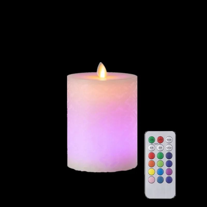 Real Wax LED Flameless Candles Remote Control Electric Tealight Night Light