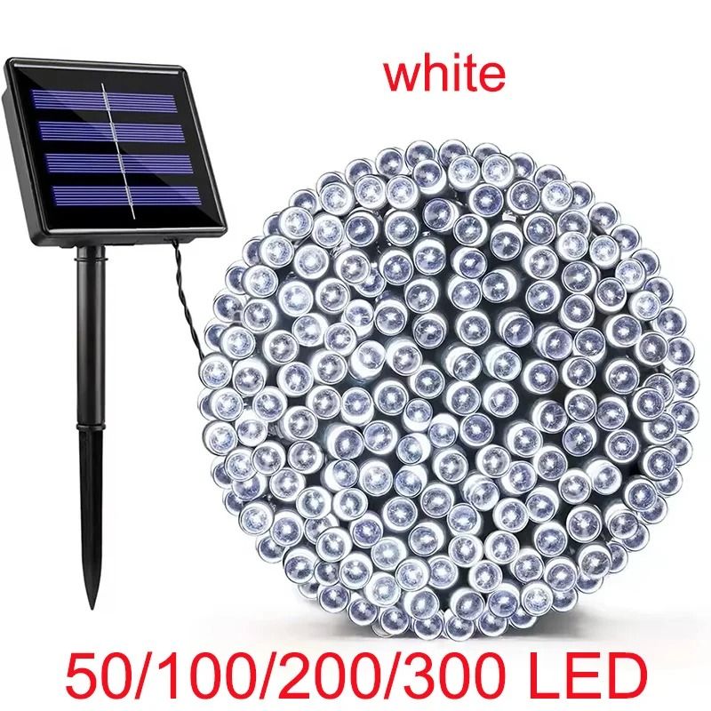 Solar Outdoor Fairy String Lights 8 Modes IP65 Waterproof Courtyard Atmosphere Decor