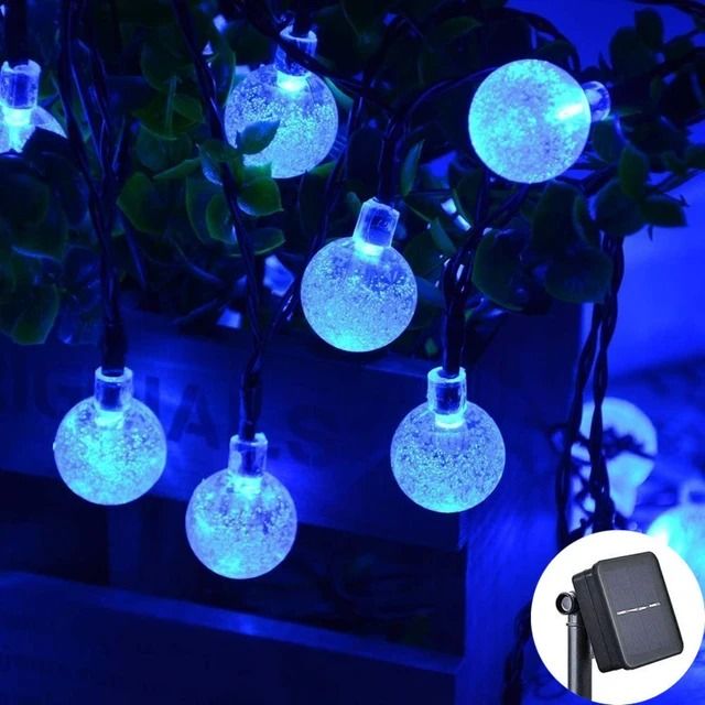 Solar Outdoor 100LED Fairy String Lights 12M/13M IP65 Waterproof Garden Decor