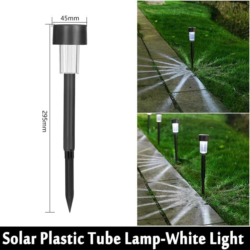 10-Pack Solar Outdoor Garden Lantern Lights (IP65 Waterproof Landscape Pathway Lamps)