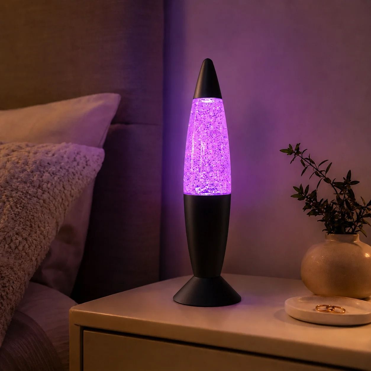 Retro LED Rocket RGB Mood Desk Lamp (Color-Changing USB Table Night Light)