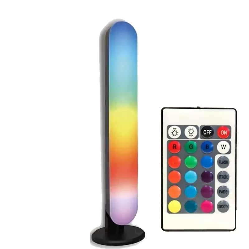 Upgraded RGB Music Rhythm Pickup Light Bar (Rechargeable Sound-Reactive LED Desktop Atmosphere Lamp)