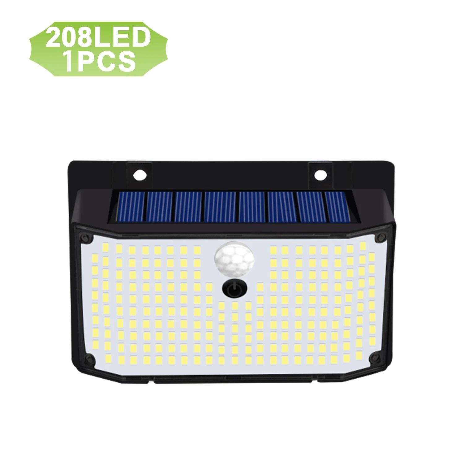 158 LED Outdoor Solar Motion Sensor Wall Light (IP65 Waterproof Security Lamp with 3 Modes)