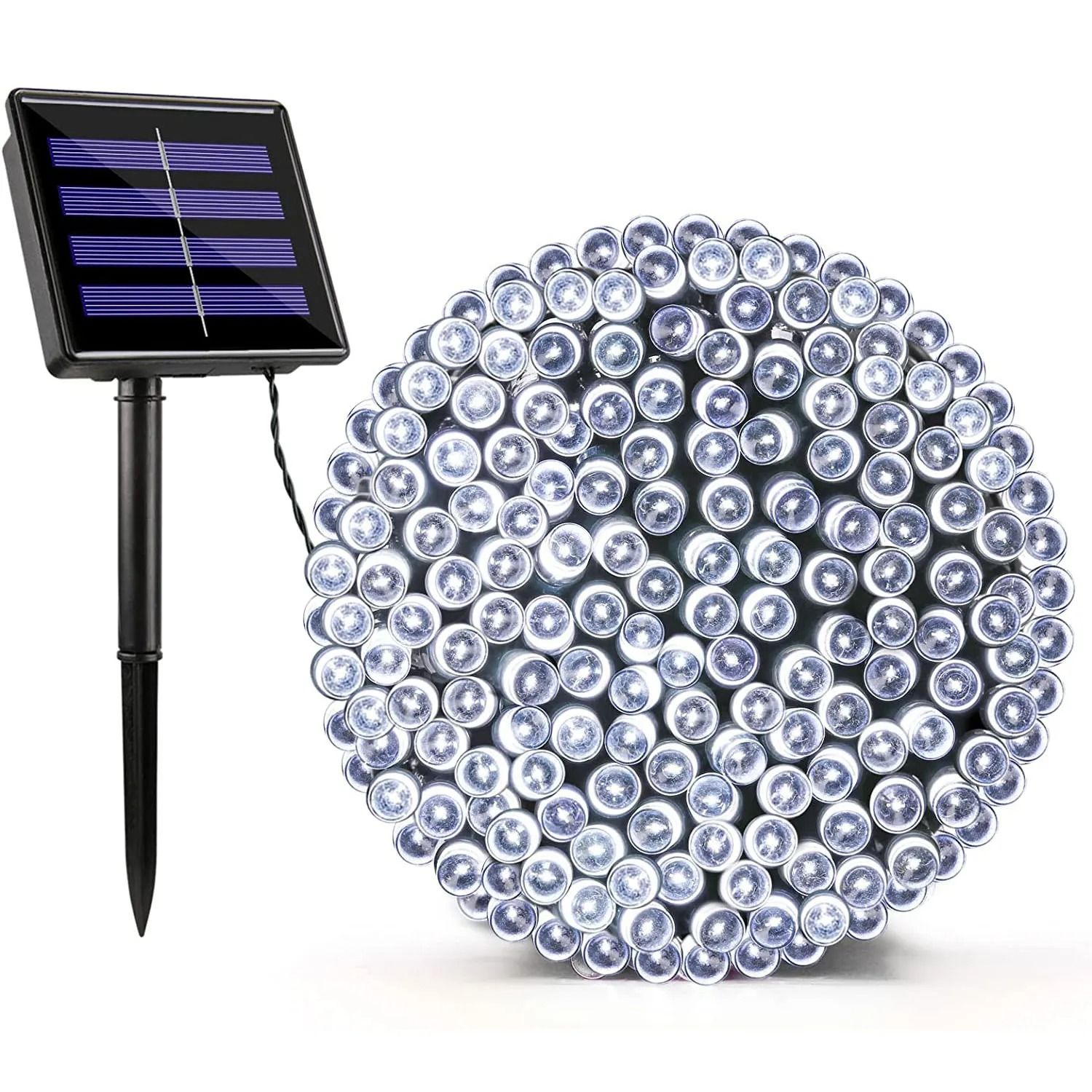 Outdoor Solar Powered LED String Lights (Waterproof Fairy Light Garland for Garden & Patio)
