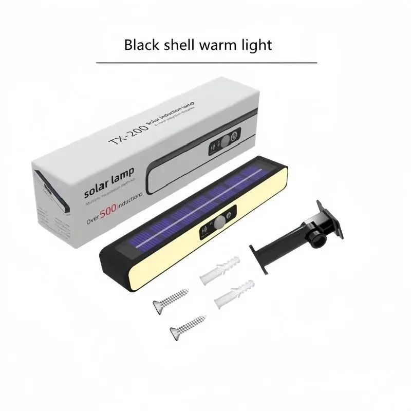 Clip-On Solar Outdoor Motion Sensor Security Lights IP65 Waterproof 36 LED Portable Fence Lamp